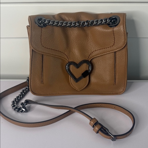 Aimee Kestenberg Handbags - AIMEE KESTENBERG  Brown Leather Chain Strap Bag